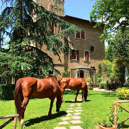 ホテル Castello Cortevecchio グッビオ